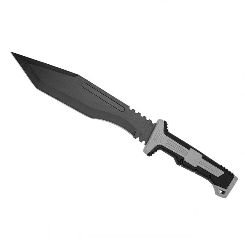 Sport si Outdoor - Camping - Cutite, bricege si accesorii - Cutite si bricege - Cutit tactic de vanatoare, 39 cm, otel inoxidabil, teaca inclusa - Infinity.ro