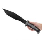 Sport si Outdoor - Camping - Cutite, bricege si accesorii - Cutite si bricege - Cutit tactic de vanatoare, 39 cm, otel inoxidabil, teaca inclusa - Infinity.ro