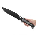 Sport si Outdoor - Camping - Cutite, bricege si accesorii - Cutite si bricege - Cutit tactic de vanatoare, 40 cm, otel inoxidabil, teaca inclusa - Infinity.ro