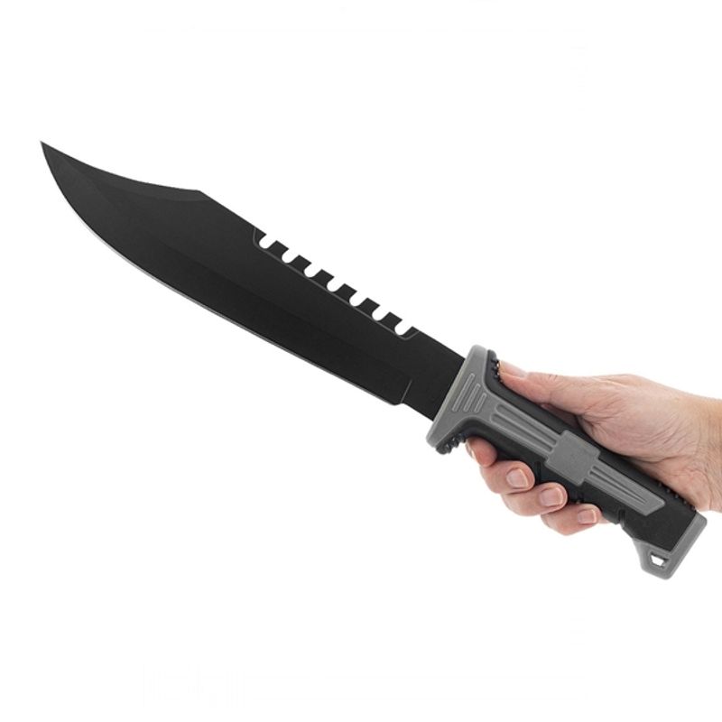 Sport si Outdoor - Camping - Cutite, bricege si accesorii - Cutite si bricege - Cutit tactic de vanatoare, 39.5 cm, otel inoxidabil, teaca inclusa - Infinity.ro