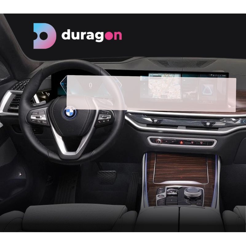 Auto si Moto - Piese auto si accesorii - Interior auto - Bord si accesorii - Folie protectie display si ceasuri de bord, Duragon,BMW X5 2023+ silicon mat, anti-amprenta, Kit instalare - Infinity.ro