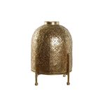 Casa si Gradina - Decoratiuni - Aromaterapie si lumanari - Suporturi lumanari - Suport de Lumanari Home ESPRIT Auriu* Metal Geam 19 x 19 x 24,5 cm - Infinity.ro