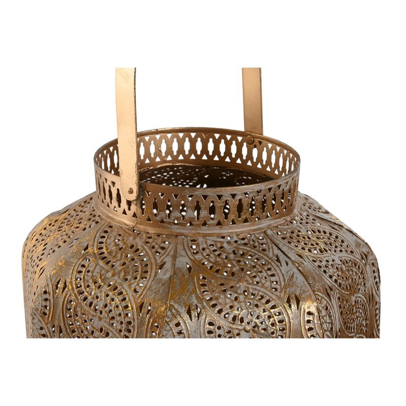 Casa si Gradina - Decoratiuni - Aromaterapie si lumanari - Suporturi lumanari - Set de Suporturi de Lumanari Home ESPRIT Auriu* Metal 25 x 25 x 40 cm - Infinity.ro