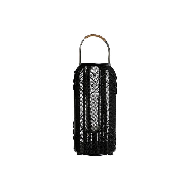 Casa si Gradina - Decoratiuni - Aromaterapie si lumanari - Suporturi lumanari - Suport de Lumanari Home ESPRIT Negru Metal 21,5 x 21,5 x 43,5 cm - Infinity.ro