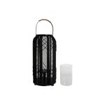 Casa si Gradina - Decoratiuni - Aromaterapie si lumanari - Suporturi lumanari - Suport de Lumanari Home ESPRIT Negru Metal 21,5 x 21,5 x 43,5 cm - Infinity.ro