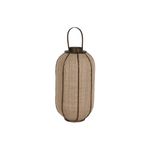 Casa si Gradina - Decoratiuni - Aromaterapie si lumanari - Suporturi lumanari - Suport de Lumanari Home ESPRIT Natural Iuta Bambus 33 x 33 x 61,5 cm - Infinity.ro