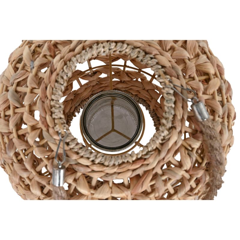 Casa si Gradina - Decoratiuni - Aromaterapie si lumanari - Suporturi lumanari - Suport de Lumanari Home ESPRIT Natural Metal 28 x 28 x 42 cm - Infinity.ro