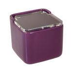 Casa si Gradina - Bucatarie si vesela - Organizare si depozitare bucatarie - Cutii alimentare - Solnita cu capac Alexandra House Living Violet Ceramica 11 x 11 x 11 cm - Infinity.ro