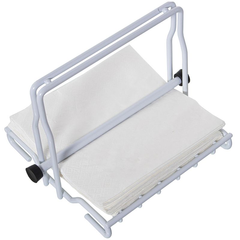 Casa si Gradina - Bucatarie si vesela - Organizare si depozitare bucatarie - Dispensere detergent - Suport de servetele Alexandra House Living Alb Metal 21 x 15 x 18 cm - Infinity.ro