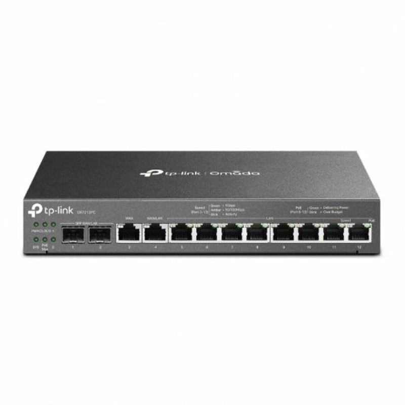Router TP-Link ER7212PC Negru RJ45 Ethernet LAN PoE x 1 SFP 10/100/1000 ...