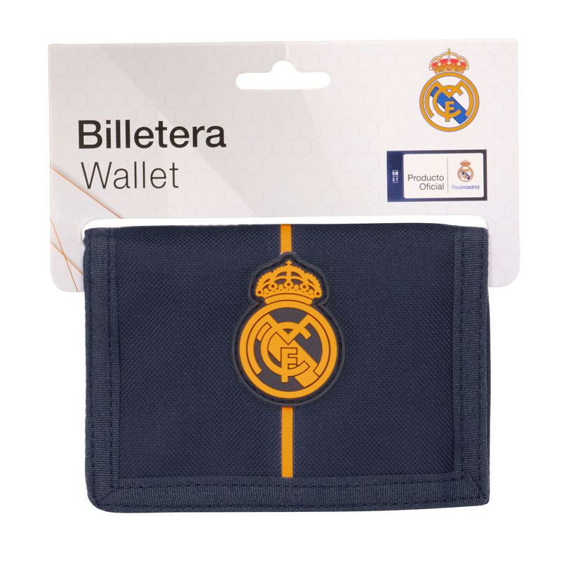 Fashion, accesorii si bijuterii - Copii - Accesorii copii - Genti si rucsacuri copii - Portmoneu Real Madrid C.F. 2nd Kit 24/25 Bleumarin 12,5 x 9,5 x 1 cm - Infinity.ro