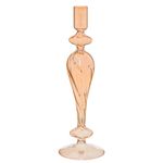 Casa si Gradina - Decoratiuni - Aromaterapie si lumanari - Suporturi lumanari - Candelabru Auriu* Geam Craciun 9 x 9 x 28 cm - Infinity.ro