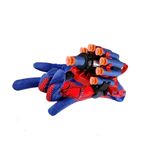 Jucarii, Copii si Bebe - Jucarii si jocuri - Jucarii de rol - Masti si costume copii - Set costum muschi si manusa lansator cu 7 ventuze din burete Ultimate SpiderMan, 5-7 ani - Infinity.ro