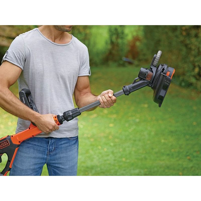 Casa si Gradina - Gradinarit si plante - Utilaje gradina - Trimmere electrice - Motocositoare multifunctional Black & Decker STC1820PC 18 V 28 cm - Infinity.ro