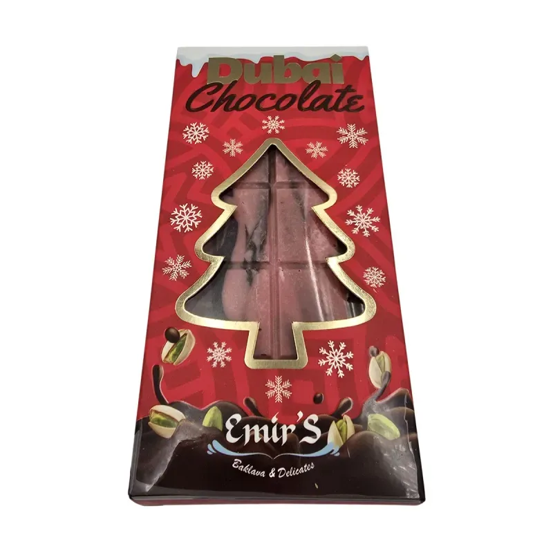 Market - Bacanie - Produse gourmet - Emir’s Ciocolata Dubai, Special Christmas Edition, Baklava & Delicates, 200 gr - Zmeura - Infinity.ro
