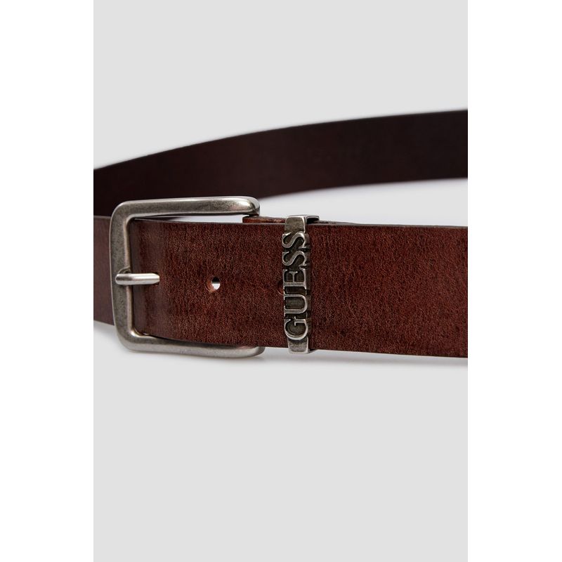 Fashion, accesorii si bijuterii - Barbati - Accesorii barbati - Curele barbati - Curea din piele Guess BM7506 Maro, 110 - Infinity.ro