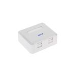 PC, gaming si accesorii - Retelistica - Cabluri si accesorii - Priza dubla UTP CAT6 RJ45 8p8c - Infinity.ro