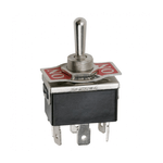 Auto si Moto/Electrice auto/Module si comutatoare - Comutator cu brat 2 circuit 10A 250V ON-OFF-ON cu retinere - Infinity.ro