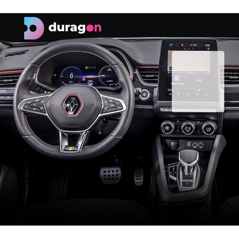 Auto si Moto - Piese auto si accesorii - Interior auto - Bord si accesorii - Folie protectie display, Duragon, Renault Arkana 2023+ Duragon, silicon Mat, anti-amprenta, Kit instalare - Infinity.ro