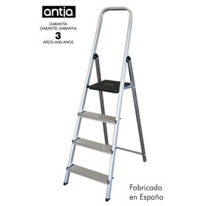 Scara plianta cu 4 trepte Antia Aluminiu 152 x 42,5 x 12 cm