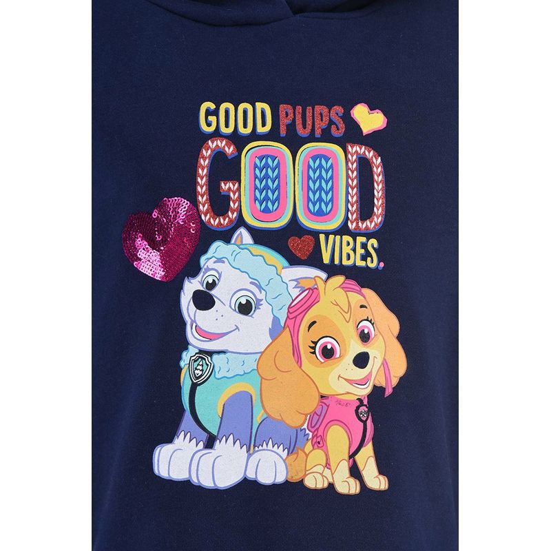 Fashion, accesorii si bijuterii - Copii - Imbracaminte copii - Rochii copii - Rochie fete cu gluga Paw Patrol 104 CM 4 ani, Albastru - Infinity.ro