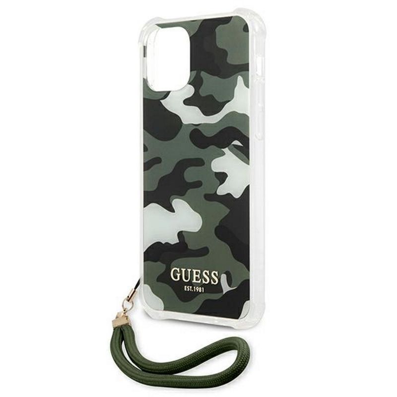 Laptop, Telefoane si Tablete - Telefoane mobile si accesorii - Accesorii Telefoane - Huse telefoane - Husa Guess pentru Iphone 12 Pro Max 6 "7" Guhcp12lksarka Kaki Hard Case Camo Collection - Infinity.ro