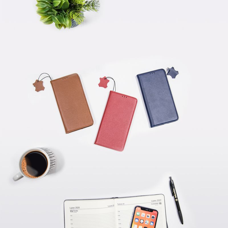 Laptop, Telefoane si Tablete - Telefoane mobile si accesorii - Accesorii Telefoane - Huse telefoane - Husa Smart Pro din Piele Naturala pentru Iphone 13 6 "1" Maro - Infinity.ro