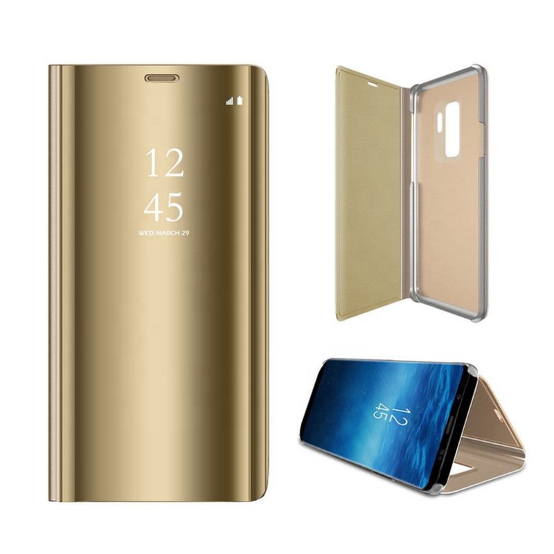 Laptop, Telefoane si Tablete - Telefoane mobile si accesorii - Accesorii Telefoane - Huse telefoane - Husa Smart Clear View pentru Samsung Galaxy A33 5g Auriu - Infinity.ro