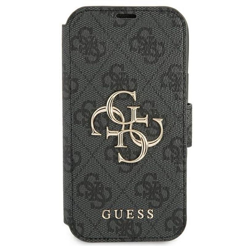 Laptop, Telefoane si Tablete - Telefoane mobile si accesorii - Accesorii Telefoane - Huse telefoane - Husa Guess pentru Iphone 13 Pro/13 6.1" Gubkp13l4gmggr Gri Carte 4g Big Metal Logo - Infinity.ro