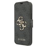 Laptop, Telefoane si Tablete - Telefoane mobile si accesorii - Accesorii Telefoane - Huse telefoane - Husa Guess pentru Iphone 13 Pro/13 6.1" Gubkp13l4gmggr Gri Carte 4g Big Metal Logo - Infinity.ro