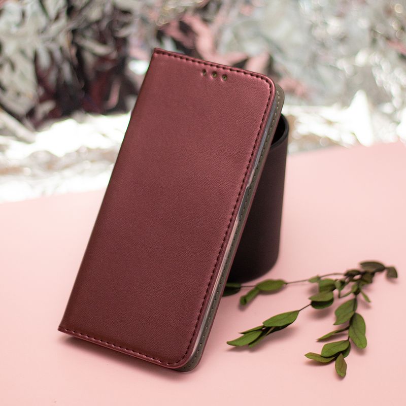 Laptop, Telefoane si Tablete - Telefoane mobile si accesorii - Accesorii Telefoane - Huse telefoane - Husa Smart Magnetic pentru Samsung Galaxy A52 4g/a52 5g/a52s 5g Burgundy - Infinity.ro
