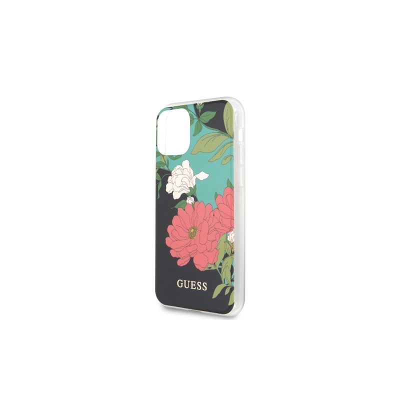 Laptop, Telefoane si Tablete - Telefoane mobile si accesorii - Accesorii Telefoane - Huse telefoane - Husa Guess pentru Iphone 11 Pro Max Guhcn65imlfl01 Negru Greu Flower Collection - Infinity.ro