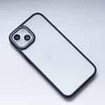 Laptop, Telefoane si Tablete - Telefoane mobile si accesorii - Accesorii Telefoane - Huse telefoane - Husa Satin Matt pentru Iphone 13 6 "1" Negru - Infinity.ro