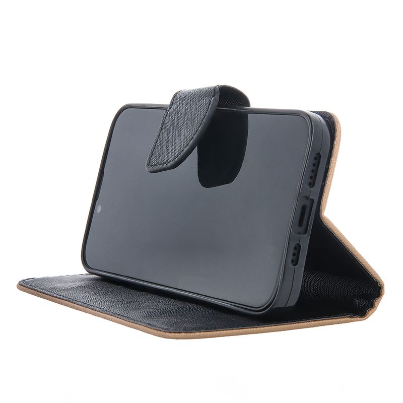 Laptop, Telefoane si Tablete - Telefoane mobile si accesorii - Accesorii Telefoane - Huse telefoane - Husa Smart Fancy pentru Xiaomi Redmi 12c Negru-auriu - Infinity.ro