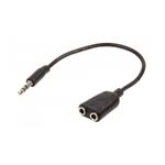 TV, Audio-Video si Foto - Accesorii TV si audio - Cabluri si adaptoare audio - Splitter audio stereo 3.5 mm tata - 2x 3.5 mm mama 0.2m Valueline - Infinity.ro