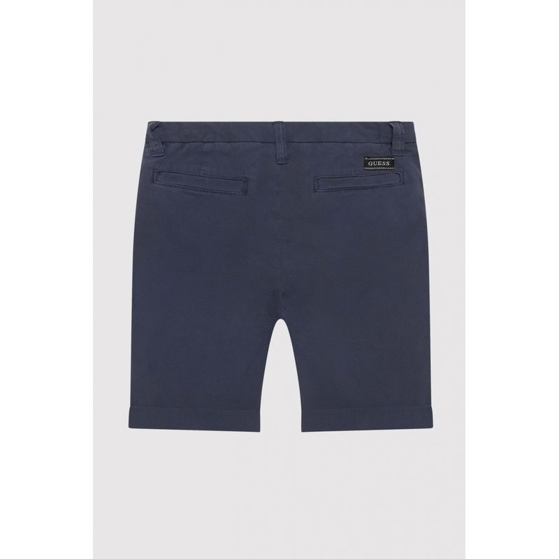Fashion, accesorii si bijuterii - Copii - Imbracaminte copii - Pantaloni copii - Pantaloni scurti baieti Guess N2GD03 116 CM Albastru inchis 6 ani - Infinity.ro