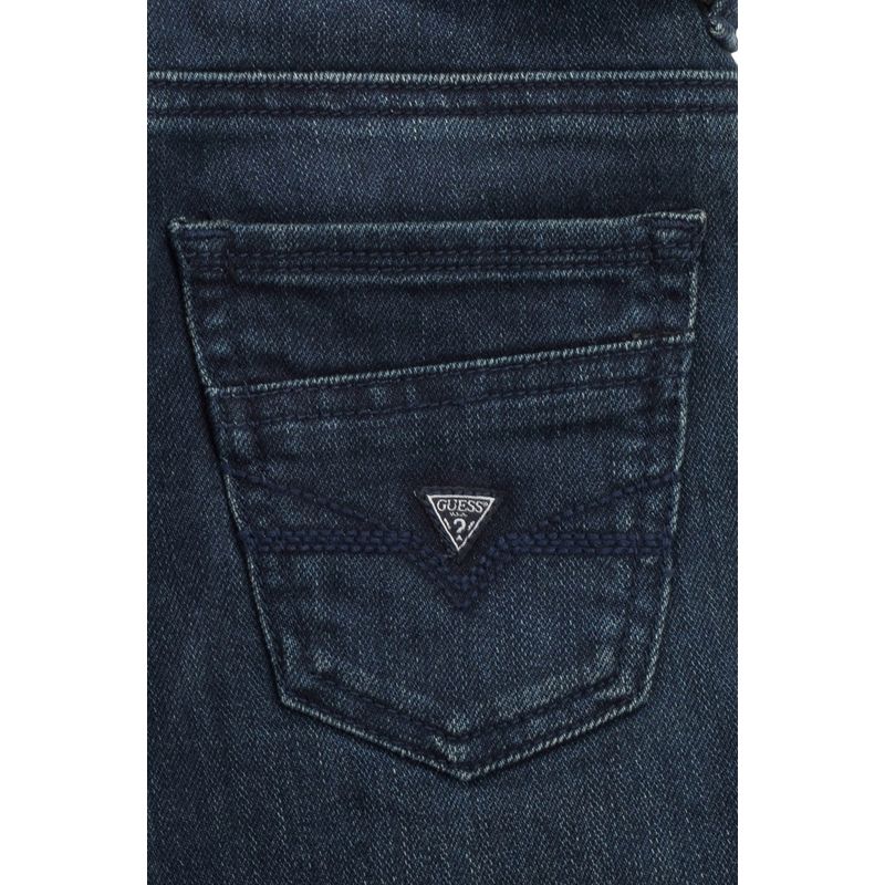 Fashion, accesorii si bijuterii - Copii - Imbracaminte copii - Pantaloni copii - Blugi scurti baieti Guess, Albastru, 110 CM 5 ani - Infinity.ro