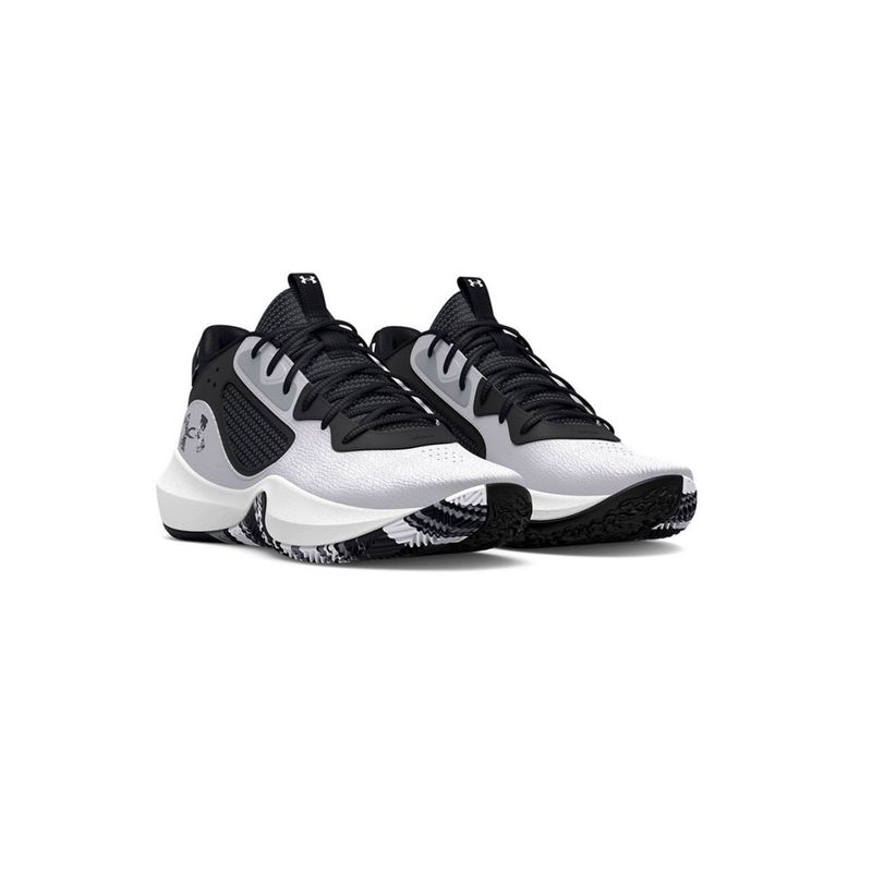 Fashion, accesorii si bijuterii - Copii - Incaltaminte copii - Sneakers si tenisi copii - Pantofi sport Under Armor Gs Lockdown 6 38 EU Alb/Negru - Infinity.ro