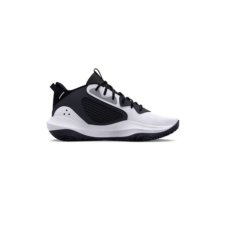 Fashion, accesorii si bijuterii - Copii - Incaltaminte copii - Sneakers si tenisi copii - Pantofi sport Under Armor Gs Lockdown 6 38 EU Alb/Negru - Infinity.ro