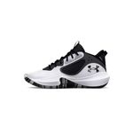 Fashion, accesorii si bijuterii - Copii - Incaltaminte copii - Sneakers si tenisi copii - Pantofi sport Under Armor Gs Lockdown 6 38 EU Alb/Negru - Infinity.ro