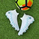 Sport si Outdoor - Echipament Sportiv - Incaltaminte sport - Pantofi sport - Ghete de fotbal MBrands, 8.2 cu glezna, crampoane, culoarea alb 39 - Infinity.ro