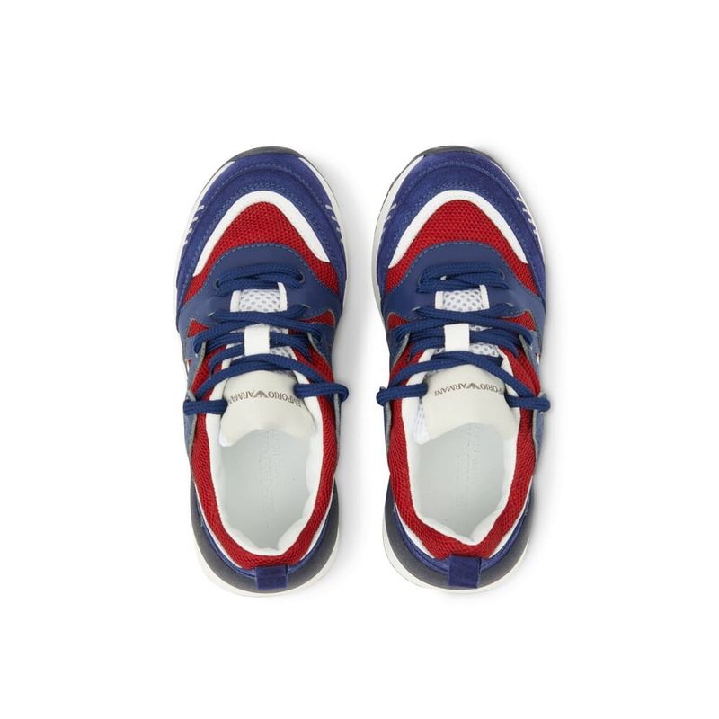 Fashion, accesorii si bijuterii - Copii - Incaltaminte copii - Pantofi copii - Pantofi Emporio Armani din piele intoarsa XYX021 33 EU Multicolor - Infinity.ro