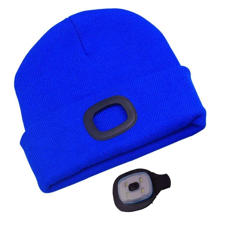 Fashion, accesorii si bijuterii - Barbati - Accesorii barbati - Caciuli si sepci barbati - Caciula unisex cu LED reincarcabil, albastru, Vivo BB-HL165 - Infinity.ro