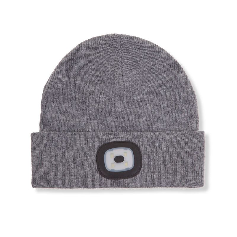 Fashion, accesorii si bijuterii - Barbati - Accesorii barbati - Caciuli si sepci barbati - Caciula unisex cu LED reincarcabil, gri, marime universala, Vivo BB-HL164 - Infinity.ro