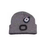 Fashion, accesorii si bijuterii - Barbati - Accesorii barbati - Caciuli si sepci barbati - Caciula unisex cu LED reincarcabil, gri, marime universala, Vivo BB-HL164 - Infinity.ro