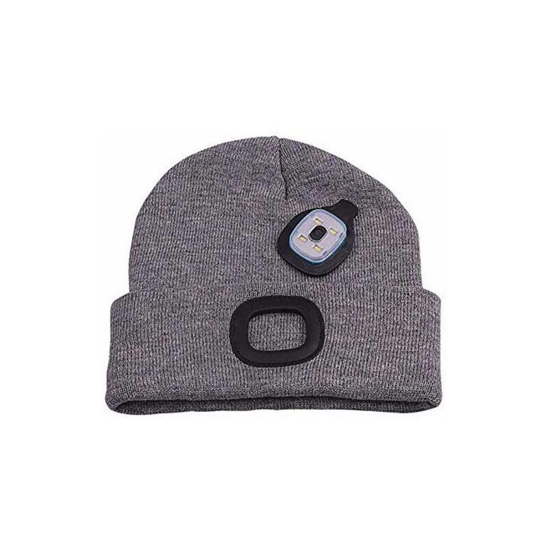 Fashion, accesorii si bijuterii - Barbati - Accesorii barbati - Caciuli si sepci barbati - Caciula unisex cu LED reincarcabil, gri, marime universala, Vivo BB-HL164 - Infinity.ro