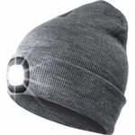 Fashion, accesorii si bijuterii - Barbati - Accesorii barbati - Caciuli si sepci barbati - Caciula unisex cu LED reincarcabil, gri, marime universala, Vivo BB-HL164 - Infinity.ro