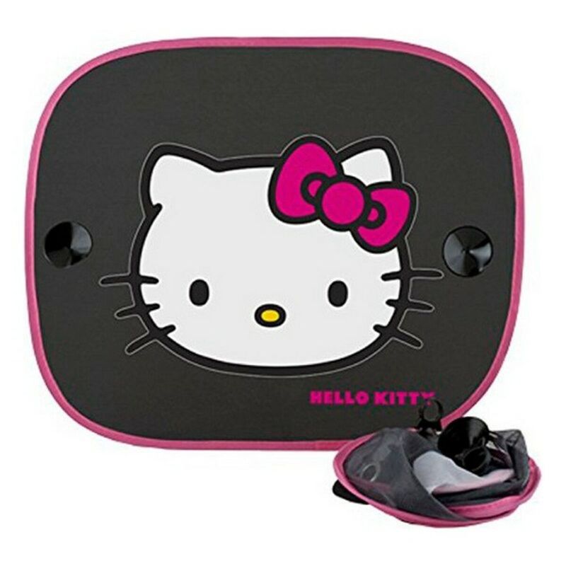 Auto si Moto - Piese auto si accesorii - Caroserie - Alte accesorii caroserie - Cortina de umbra auto Hello Kitty KIT3014 Infantil (44 x 36 cm)(2 pcs) - Infinity.ro