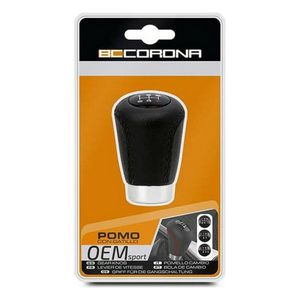 Buton maneta schimbator BC Corona Sport Negru Piele