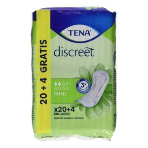 Absorbante pentru Incontinenţa Discreet Mini Tena (24 uds)